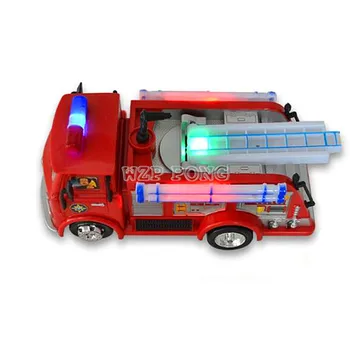 Пожарникар Сам аниме играчка камион на пожарната кола играчки с музика led светлина момче играчка образователни електронни играчки цветна кутия