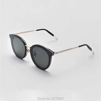 Нова мода Корея марката дизайн, нежни слънчеви очила Merlynn ацетат поляризирани UV400 слънчеви очила на Жените и мъжете Oculos Gafas De Sol