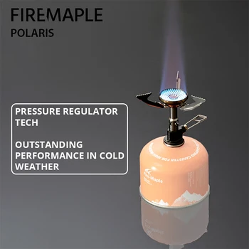 Fire Maple Polaris Регулатор На Налягането На Газова Горелка, Печка Открит Ultralight Контрол На Кипене На Къмпинг, Планинарство Ветроупорен Печки