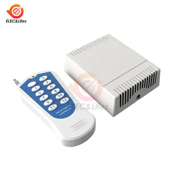 DC 12V 12 Channel RF Wireless Remote Control Switch предавател + приемник релеен модул 315MHz 800М незабавен/превключвател/затвори