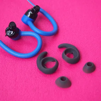 1 компл. (4шт) смяна на силиконови ушни уши бъбреците слушалки, накрайници за уши за размисъл контур на спорта слушалки