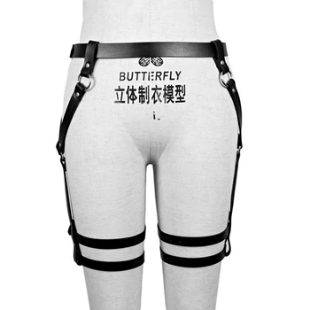 UYEE Fashion Lingerie Women Harness Body Garter Belt Връзване Belt Пънк Strap Band Garter стягане на готически жените са най-Секси клетка на тялото