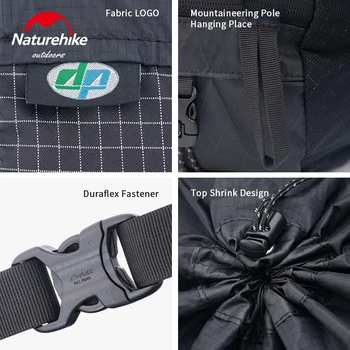 Naturehike 30+5L открит чанта къмпинг раница ultralight 0.6 кг XPAC водоустойчив открит Спортен Туризъм пътна чанта с вик