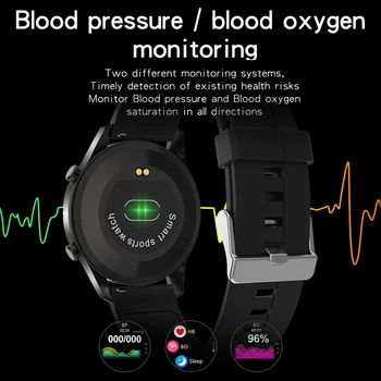 LIGE 2021 New Full circle touch screen мъжки умен часовник IP68 водоустойчив спортни фитнес часовник Man Luxury Smart Watch for men