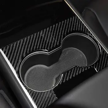 Поставянето на стикер защита от централната конзола на автомобила въглеродни влакна автоматично за модели 3 Тесла