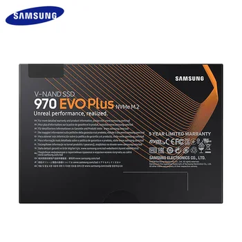 Новият Samsung SSD 250GB 500GB вътрешен твърд диск 1TB 970 EVO Plus NVMe M. 2 2280 HDD PCIe Gen 3.0 x 4 NVMe 1.3 за PC