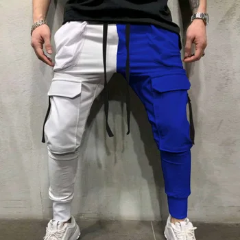 M-3XL мъжки ежедневни панталони-карго класически улични цветни лоскутные спортни панталони камуфляжные военни панталони с много джобове