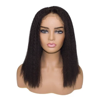 Onecut Hair lace front human hair перуки за черни жени бразилски извратени директен кратък боб перука предварително выщипанный 13x6 250 плътност