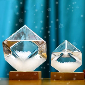Прогноза За Времето Crystal Круша Shape Буря Glass Decor Коледен Подарък Прогноза За Времето За Бутилки Drop Буря Art Decor За Спомен