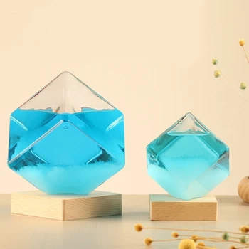 Прогноза За Времето Crystal Круша Shape Буря Glass Decor Коледен Подарък Прогноза За Времето За Бутилки Drop Буря Art Decor За Спомен