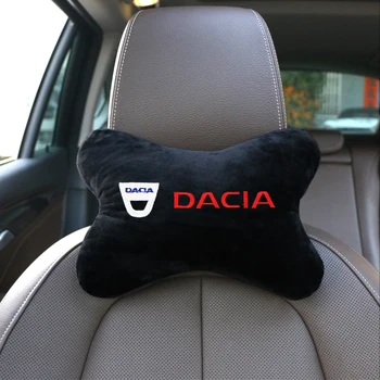 Автомобилни възглавници на облегалката за глава на шията на останалите възглавници подкрепа на седалката аксесоари авто черен въздушна възглавница е подходяща за Dacia Duster аксесоари