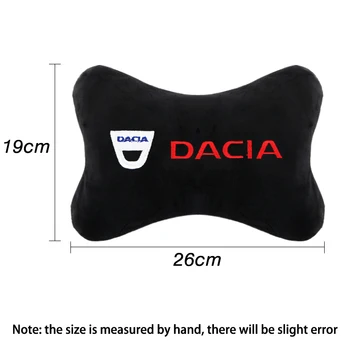 Автомобилни възглавници на облегалката за глава на шията на останалите възглавници подкрепа на седалката аксесоари авто черен въздушна възглавница е подходяща за Dacia Duster аксесоари