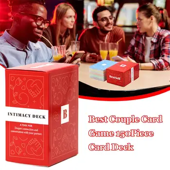 Двойката игра на карти 2020 нов 150Piece тесте карти интимността на двойка карти, тесте английската версия на романтични подаръци за двойки развлечения