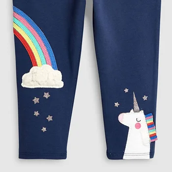 Welaken Rainbow Unicorn гамаши за момичета гамаши Детски дрехи на децата мода гамаши, новородените момичета дрехи за 2-7 години