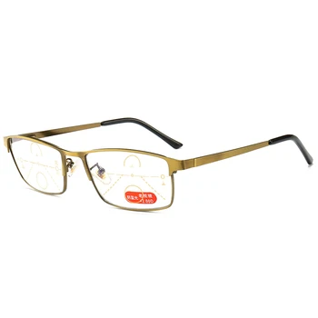 Нови жени анти-Blu-ray интелигентни прогресивни очила за четене мъжете прогресивно мультифокальные очила далечен прицел Diopter Reader