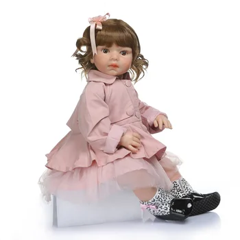 NPK 28inch 70 Момичета и Кукли-Reborn With Soft Body Baby Toddler Кукла Newborn Baby Doll реалистични кукли реалния живот играчки за бебето