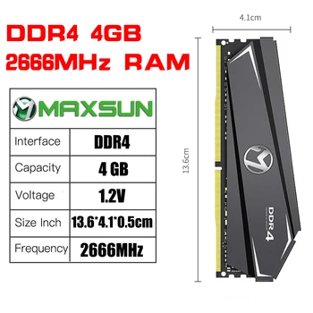 Дънна платка MAXSUN Combo AM4 A320M.2-VH Challenger AMD DDR4 4G 2666MHz слотове за памет Овни CPU AM4 200GE VGA Mainboard за настолен компютър