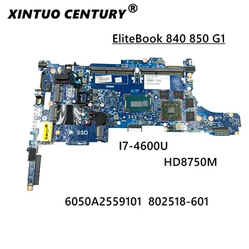 За HP 840 за дънната платка на лаптоп HP EliteBook 840 G1 802518-601 802518-501 802518-001 с i7-4600U напълно тестван