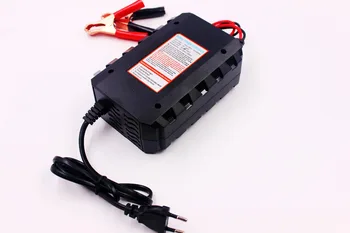 Дигитален дисплей 12V 20A зарядно за батерия оловно-кисели батерии автомобил мотоциклет зарядно устройство напрежение на електрически дисплей