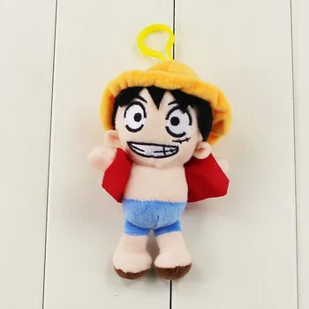 5 бр./компл. 10 бр./компл. аниме One Piece Luffy ключодържател плюшени японски мека мека кукла играчки на децата подарък
