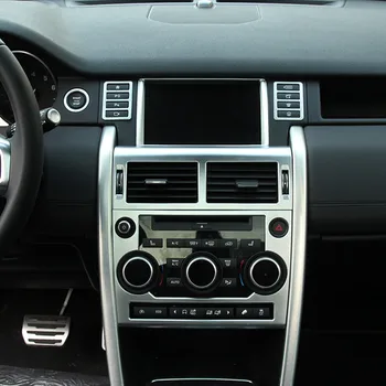 Хром ABS интериор навигационна рамка декоративна капачка тапицерия за Land Rover Discovery Sport 2016 2017 оформление на автомобила
