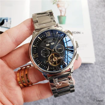 Топ customize brand luxury PH мъжки часовник Limitde edition Patek Tourbillon автоматични механични ръчни часовници clock Self-Wind