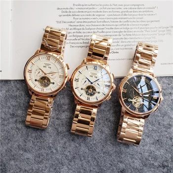 Топ customize brand luxury PH мъжки часовник Limitde edition Patek Tourbillon автоматични механични ръчни часовници clock Self-Wind