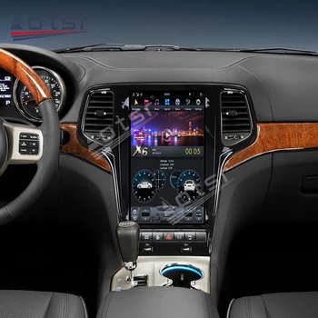 128GB Tesla Screen Car GPS навигация за JEEP Grand Cherokee 2010-2019 Android мултимедиен плеър автомобилното радио видео Авторадио