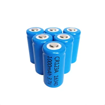 8 бр./лот 3.7 V 1000mAh li-ion батерия 16340 cr123a lithium батерии 3.7 V CR123 за лазерна писалка LED фенерче клетка