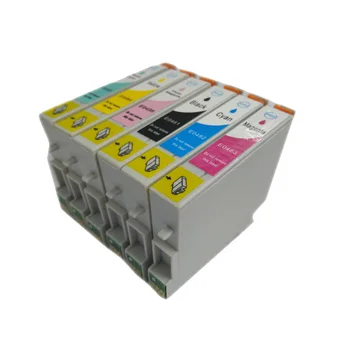 Vilaxh T0481 - T0486 мастило касета за принтер Epson Stylus Photo R200 R220 R300 R300M R320 R340 RX500 RX600 RX620 RX640