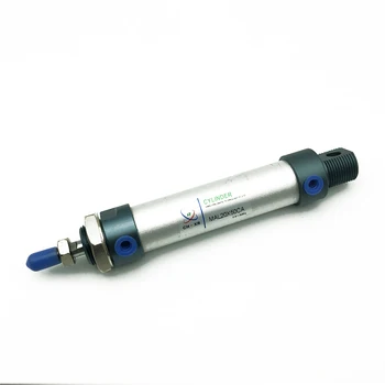 1PC алуминиева сплав МАЛ тип пневматичен цилиндър 16mm duster 25/50/75/100/125/150/200/250/300mm ход Одноштоковый въздушен цилиндър