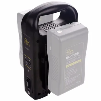 ROLUX V-lock LOCK GOLD Dual channel V mount battery charger for Camera външен източник на захранване литиева батерия