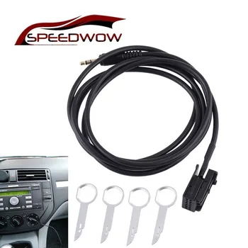 SPEEDWOW 12V 3.5 mm Car Auto Interface AUX-in аудио адаптер за Ford Mondeo Focus C-Max и S-Max 6000 CD AUX кабел вход MP3 кабел