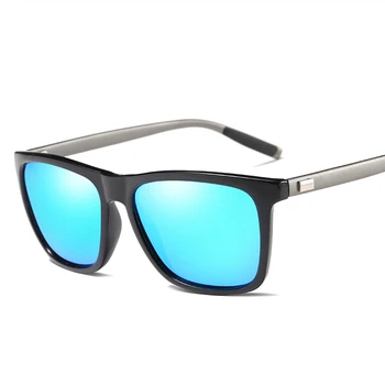 2020 модерни дамски слънчеви очила ретро метални квадратни извънгабаритни рамки високо качество на смола Материал на лещи A387 UV400 защитни очила