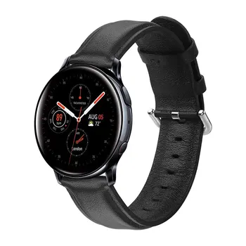 20 мм и каишка кожена каишка за часовник Samsung Galaxy Watch Active 42 мм Быстроразъемный спортен гривна Колани за SUUNTO 3 фитнес