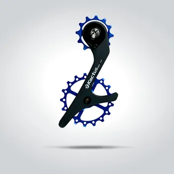 KACTUS Колоездене керамични, носещи 17-та заден превключвател въглеродни влакна преминете ролка под наем 17T голям е размерът на ръководните колела Shimano