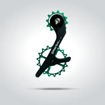 KACTUS Колоездене керамични, носещи 17-та заден превключвател въглеродни влакна преминете ролка под наем 17T голям е размерът на ръководните колела Shimano
