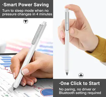 MoKo Active Stylus Pen за Apple iPad, високо-чувствителен Акумулаторна молив емкостная цифрова писалка за iPad Pro 9.7/10.5/11/12.9