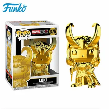 Offical FUNKO POP Marvel The 10th Anniversary Black Panther Iron Man Plamen Groot vinyl кукла Action & Figure Toy подарък за Рожден Ден