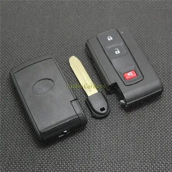 PINECONE Key Case за TOYOTA PRIUS 2004-2009 Car Key 3 бутона Remote Smart Key Shell Cover With Uncut Blade 1бр