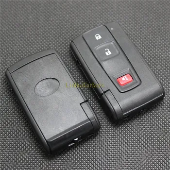 PINECONE Key Case за TOYOTA PRIUS 2004-2009 Car Key 3 бутона Remote Smart Key Shell Cover With Uncut Blade 1бр