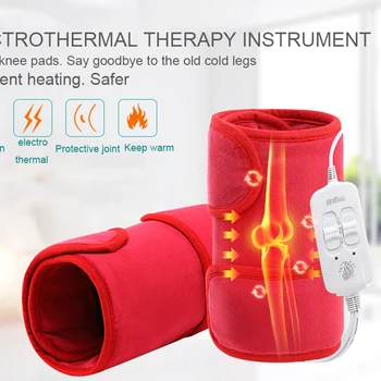 Електрическа Защита На Коляното Топло Възпаление На Обгаряне На Коляното Физиотерапия Отопление Стари Студени Крака На Мъже, Жени Зрели Масажор За Крака