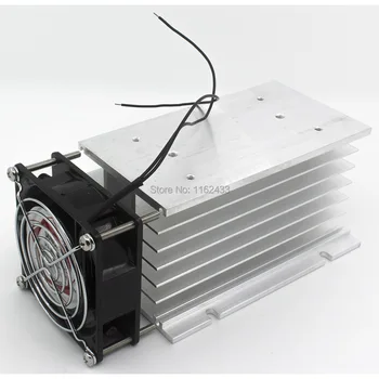FHSH01F-150 150*100*80 радиатор радиатор mm 80A трифазен полупроводникови релета SSR алуминий с вентилатор 220VAC и защитен калъф
