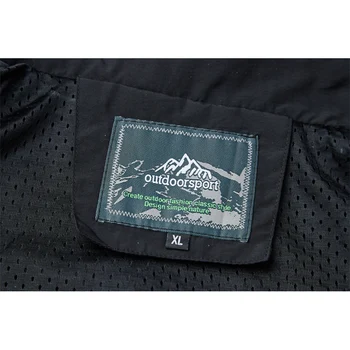The ARCTIC LIGHT Men Spring Trekking Герб яке, спортно облекло на открито парк палто туризъм пътуване катерене 4XL 5XL