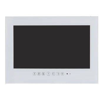 Souria 19 инча водоустойчив IP66 баня LED TV е водоустойчив, с монтиран на стената телевизор с плосък екран черно / бяло с душ, телевизор