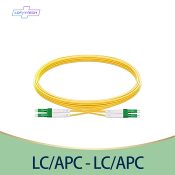 10 бр./лот 1,5 метра LC/APC - LC/APC fiber patch-кабели,FTTH,Двухшпиндельный однорежимный кабел,дължина или друг конектор могат да бъдат конфигурирани