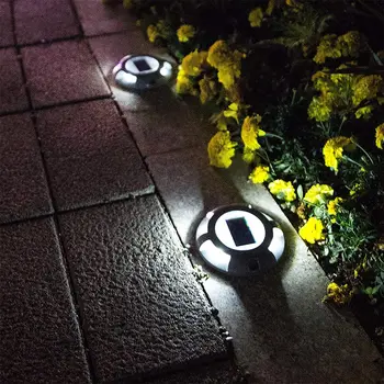 Слънчевата светлина открит водоустойчив палубни светлина градина наземна охранителна лампа за стъпки тротоара стълбище градина наземна писта дропшиппинг