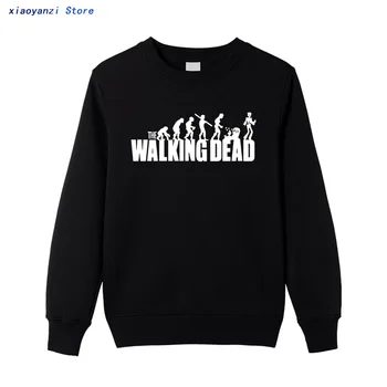 Блузи за мъже 2021 Walking Dead letter printed забавни пуловери ежедневни мъжки спортни дрехи унисекс О-образно деколте, блузи, топ-083