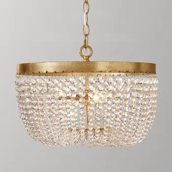 K9 кристални полилеи спалня злато виси осветление за дома, кухня, хол арт деко лампи на тавана окачване с трапезария и осветление