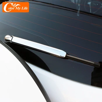 За Ford EcoSport 2013 2016 2017 ABS хромирани чистачка на задното стъкло апликации на капака на колата задната лента на чистачките външни аксесоари